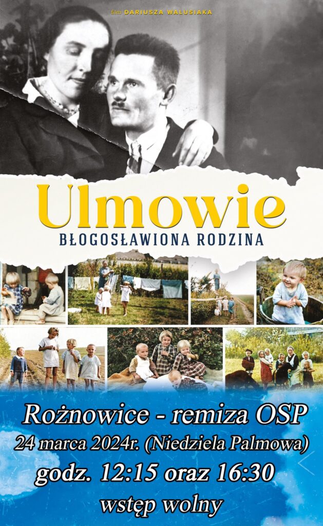plakat filmu o rodzinie Ulmów